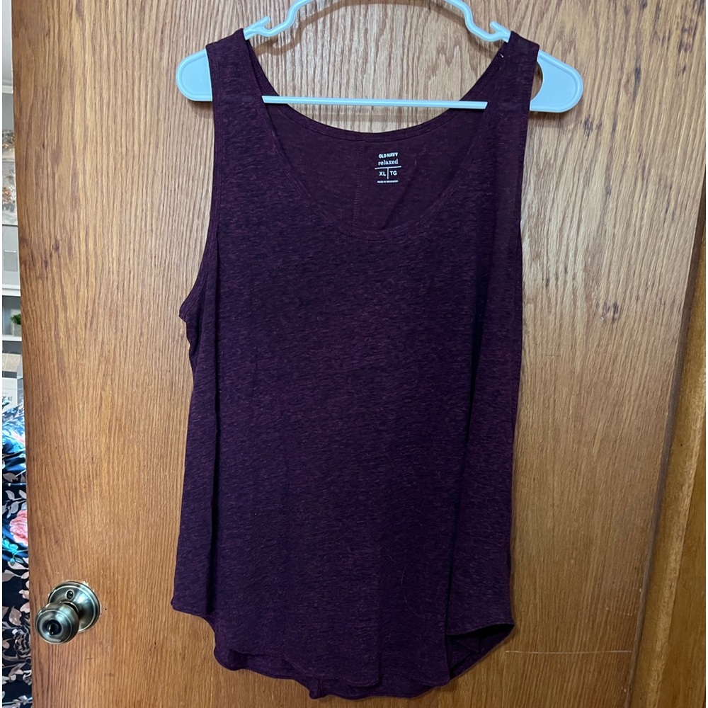 Old Navy Purple Flowy Tank Top